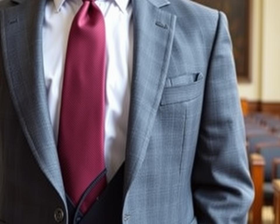 Elegancki str&oacute;j męski do sądu