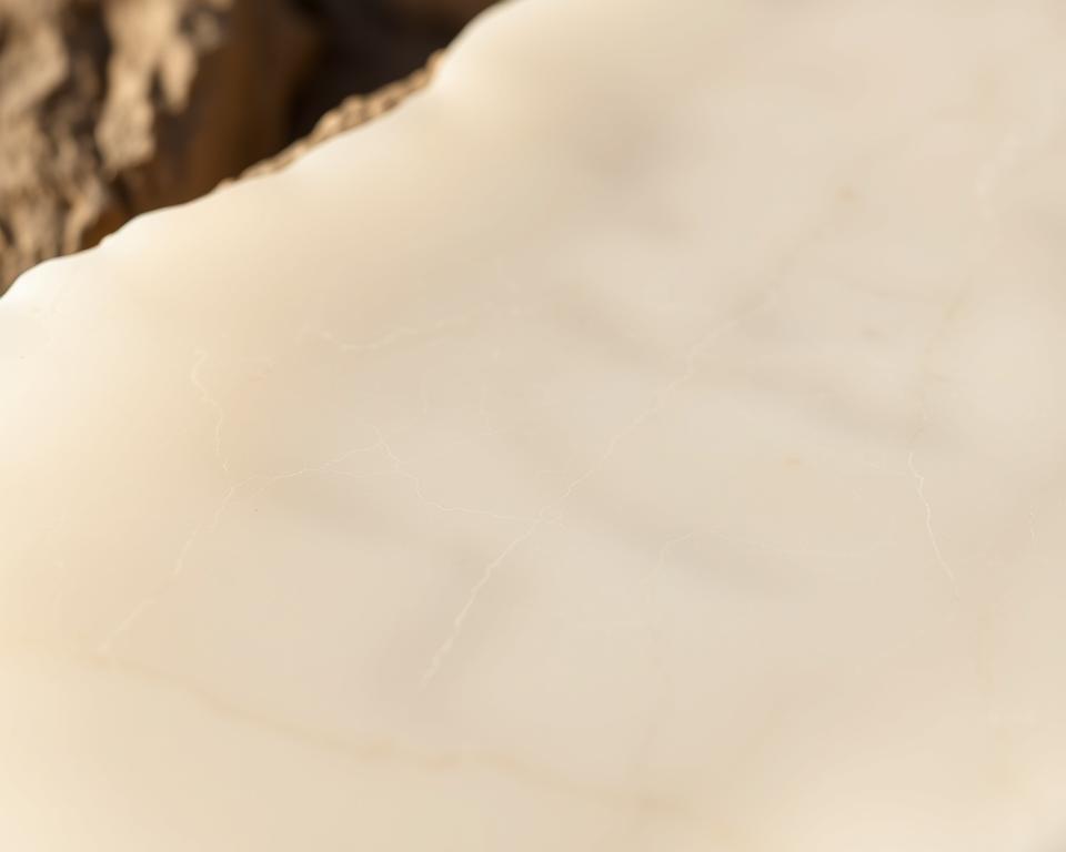 Alabaster kolor i struktura