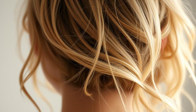 naturalny odrost na blondzie