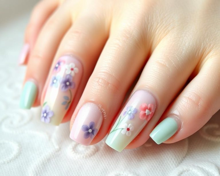 Pedicure: Wiosenne Wzorki na Paznokciach 1 Pedicure